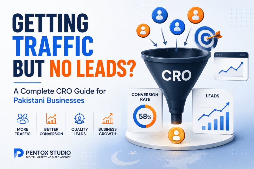 Getting Traffic But No Leads? A Complete CRO Guide for Pakistani Businesses